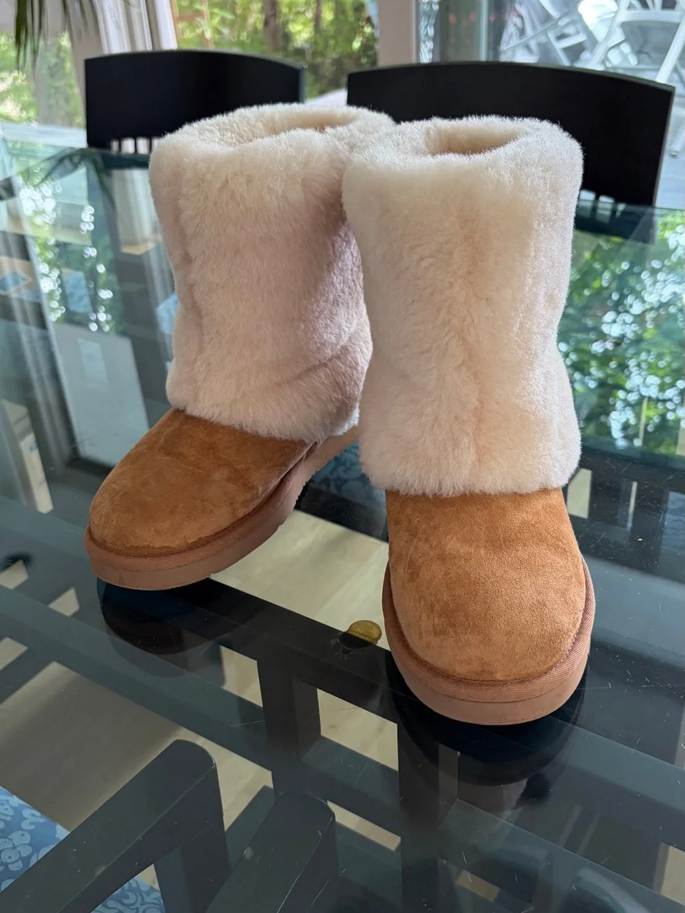 UGG chestnut suede